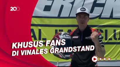 Siap-siap, Maverick Vinales Bakal Kasih Helm ke Penonton MotoGP Mandalika