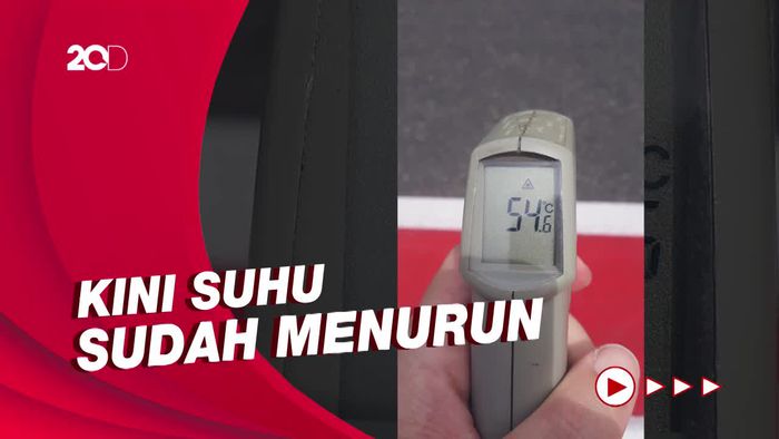 Panasnya Lintasan MotoGP Mandalika Sampai Tembus 54 Derajat Celsius