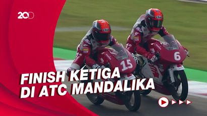 Pembalap Indonesia Kibarkan Merah Putih di Mandalika, Ini Aksinya