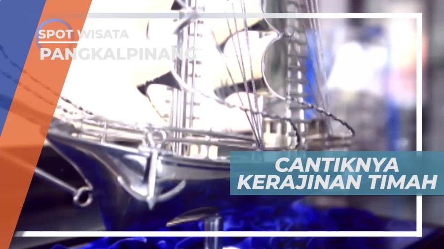 Berkunjung ke Rumah Kreasi Kerajinan Timah Pangkalpinang