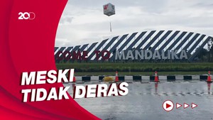 Pagi Ini Lokasi MotoGP Mandalika Kembali Disambut Guyuran Hujan