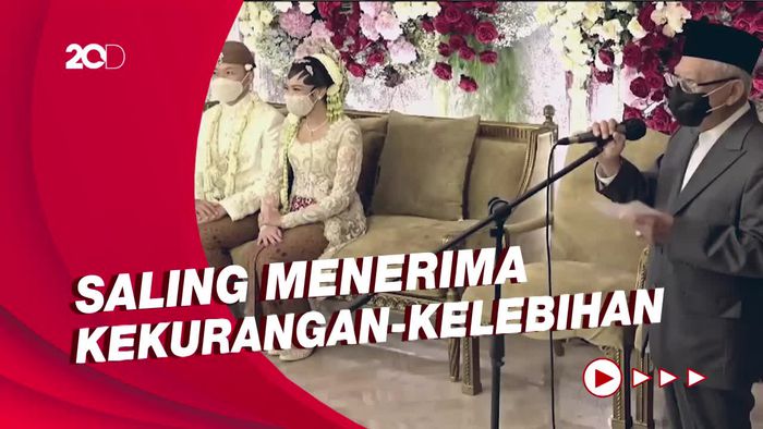 Nasihat Pernikahan dari Maruf Amin untuk Putri Tanjung-Guinandra