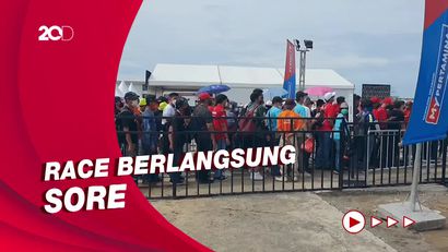 Jelang Race MotoGP Mandalika, Penonton Mulai Berdatangan