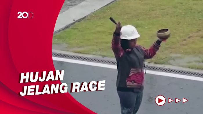 Pawang-Teknologi Tak Mampu Menahan Hujan di Sirkuit Mandalika