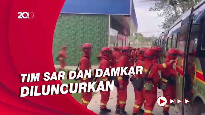 China Eastern Airlines Jatuh, Tim SAR-Damkar Mulai Evakuasi