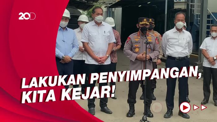 Kapolri Pastikan Awasi Distribusi dan Harga Jual Minyak Goreng