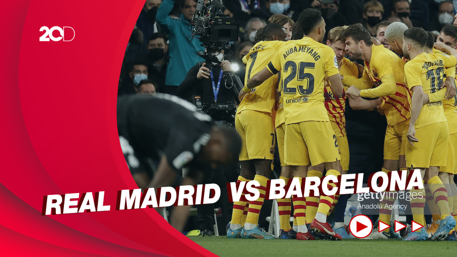 Blaugrana Menang 4-0 di El Clasico