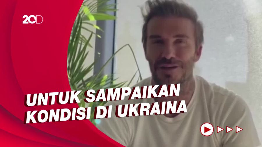 David Beckham Serahkan Akun Instagramnya ke Dokter Ukraina