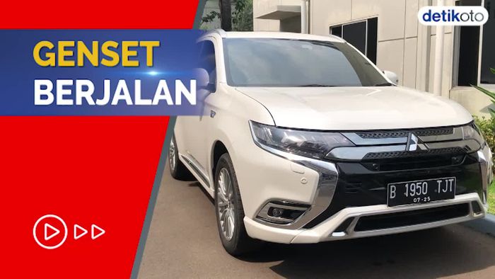 Mitsubishi Outlander PHEV Nyalakan Listrik Rumah, Ini Fiturnya!