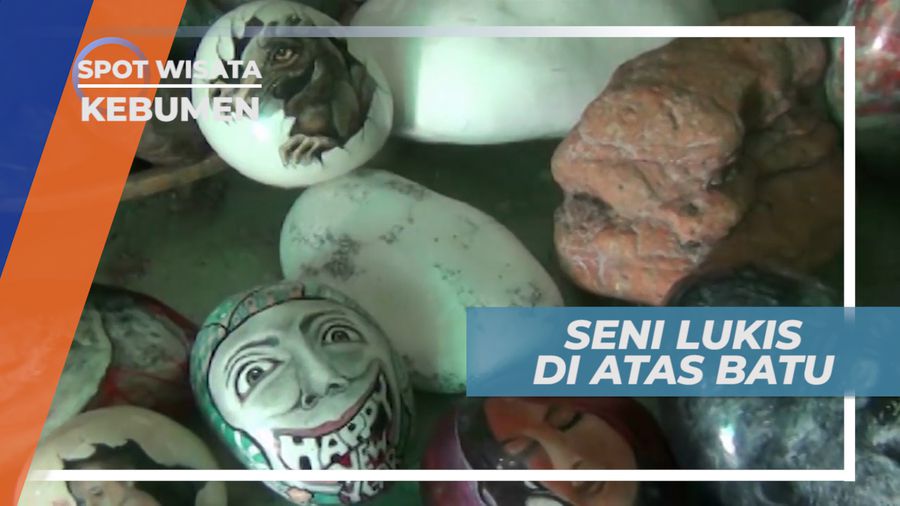 Melukis Di Atas Batu, Media Unik untuk Ekspresikan Karya Seni, Kebumen