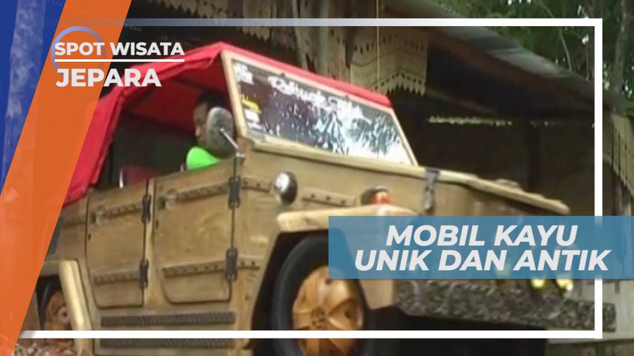 Mobil Unik yang Terbuat Dari Kayu Jati Ukir Asal Jepara