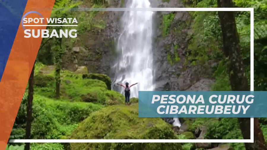 Sensasi Mandi di Bawah Air Terjun Zig-zag Cibareubeuy Subang Jawa Barat