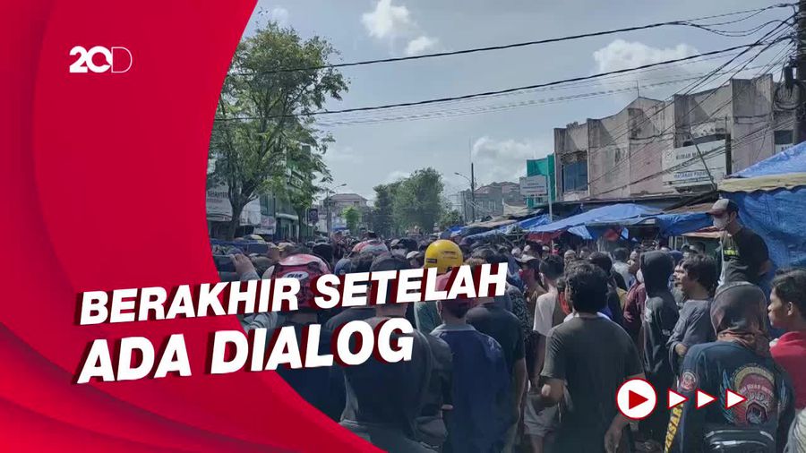 Pembongkaran Lapak PKL di Rangkasbitung Ricuh!