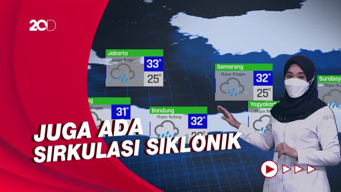 Siklon Tropis Charlotte Pengaruhi Kondisi Cuaca, Cek Infonya di Sini!