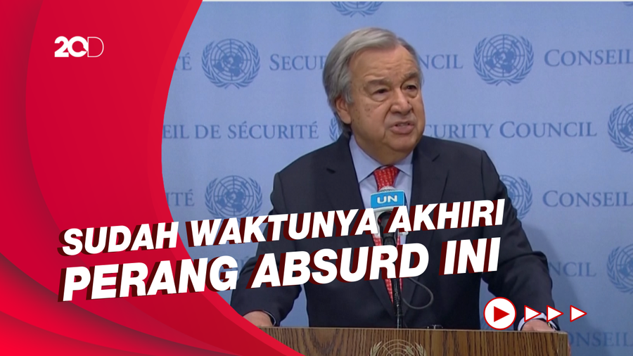 Sekjen PBB Minta Segera Akhiri Perang Rusia-Ukraina
