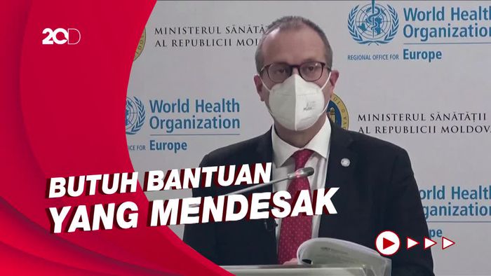 WHO Eropa Desak Dunia Bantu Moldova Tangani Pengungsi Ukraina