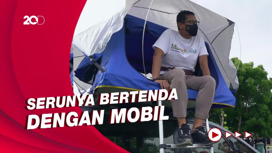 Menparekraf Menilik Campervan Eddi Brokoli yang Digunakan Untuk ke Mandalika 