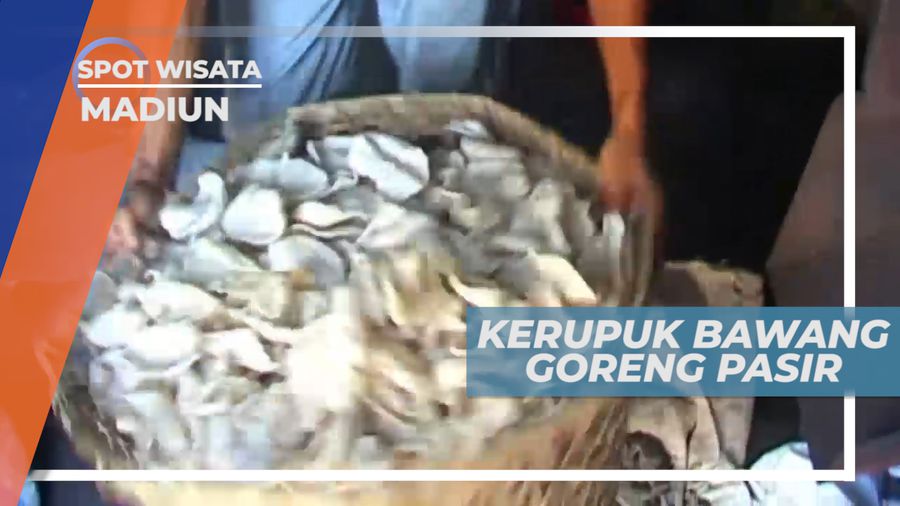 Kerupuk Bawang Goreng Pasir, Camilan Renyah Populer dari Madiun