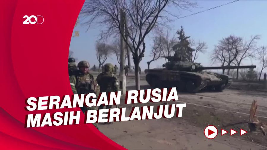 Suara Sirene Perang Meraung-meraung Menyongsong Gelap di Kiev  
