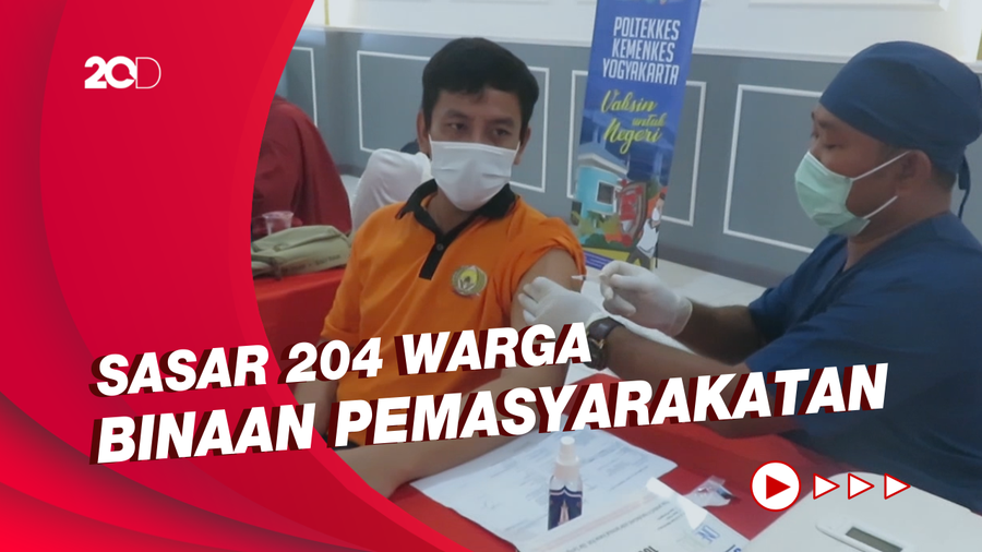 BIN dan Kanwil Kemenkumham DIY Gelar Vaksinasi Booster Penghuni Lapas