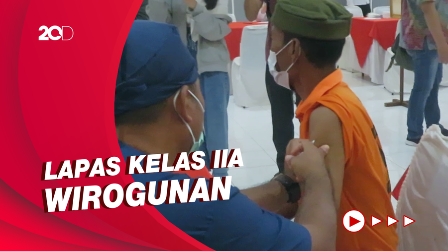 Jaga Kesehatan, Para Napi di Yogyakarta Ikut Vaksin Booster