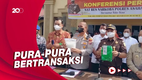 Jebak Jaringan Narkoba di Sumut, Polisi Sita 1 Kg Sabu
