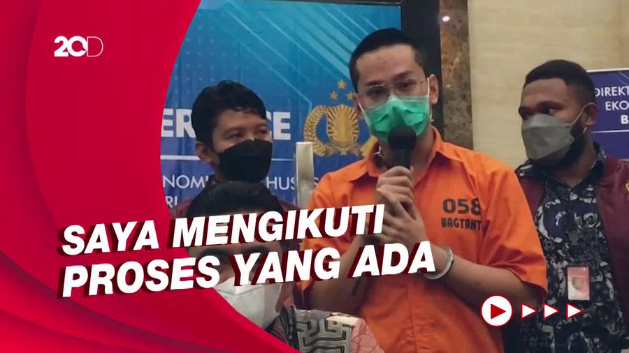 Suara Lantang Indra Kenz Minta Maaf saat Rilis di Mabes Polri