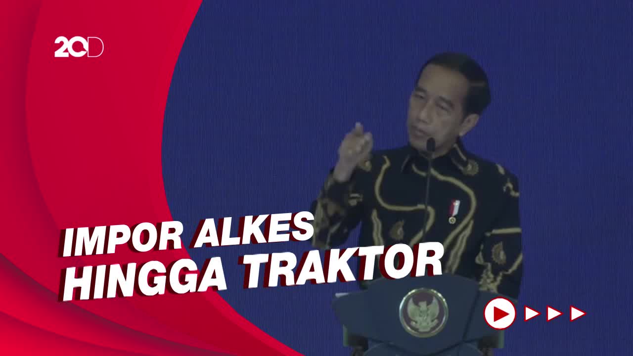 Jokowi Singgung Menkes Hingga Mentan Gegara Impor: Jengkel Saya!