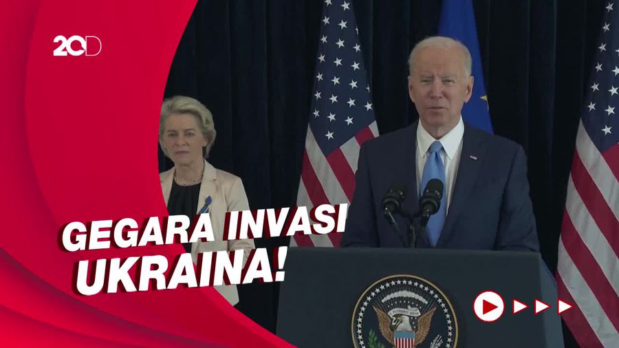 Biden Umumkan AS-UE Kurangi Ketergantungan Energi Rusia