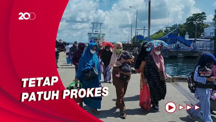 Suasana di Pelabuhan Parepare Usai Pemerintah Bolehkan Mudik