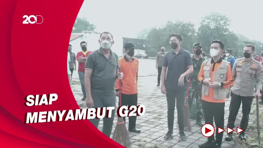 Gibran dan Mangkunegaran Bersih-bersih Sambut G20