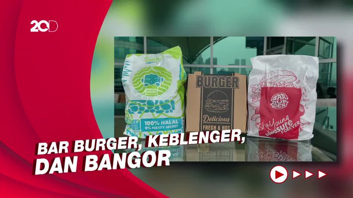 Adu Rasa 3 Burger Rp 20 Ribuan, Mana yang Paling Enak?