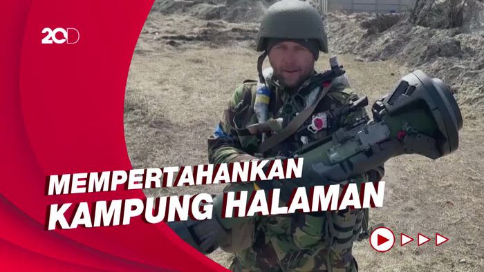 Rela Tinggalkan Anak-Istri Demi Berjaga di Garis Depan Kiev