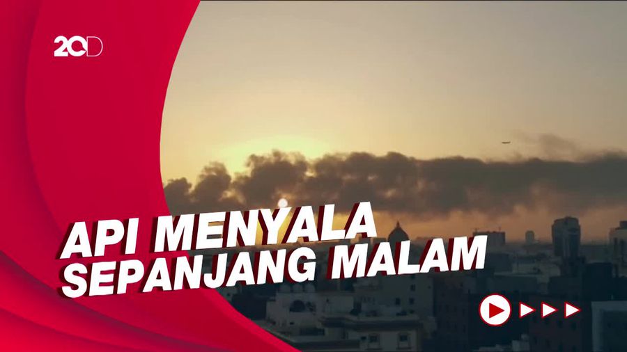Penampakan Kilang Minyak di Jeddah Diserang Houthi! 