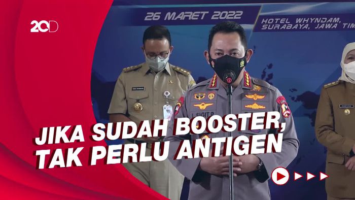 Kapolri Bicara Kemungkinan Antigen Jadi Syarat Mudik