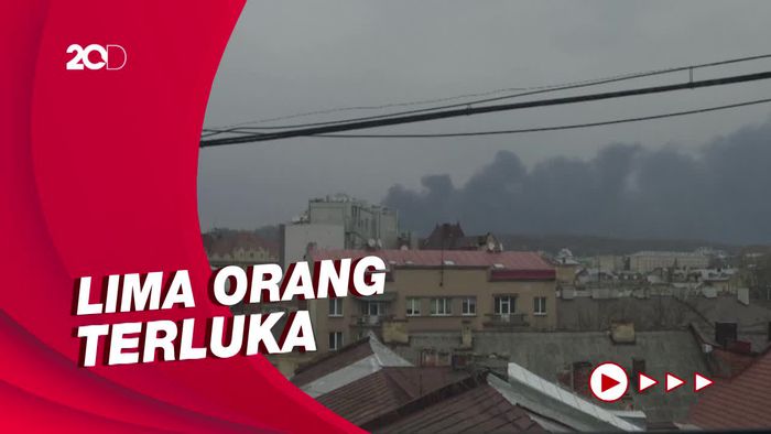 Lviv Dihunjam Dua Roket Rusia