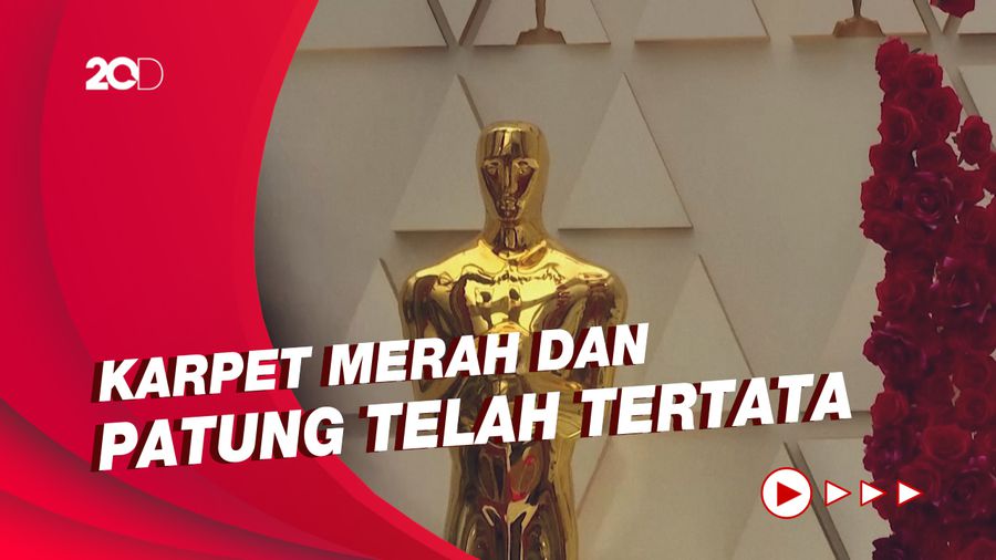 Suasana Persiapan Oscar 2022 yang Digelar di Dolby Theatre Hollywood
