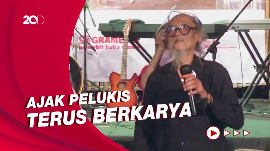 Pameran Gelombang Masker, Potret Keresahan Djoko Pekik