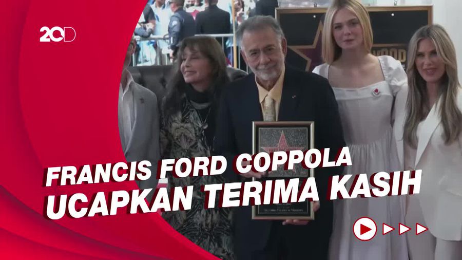  Momen Sutradara The Godfather Terima Bintang Walk of Fame Hollywood