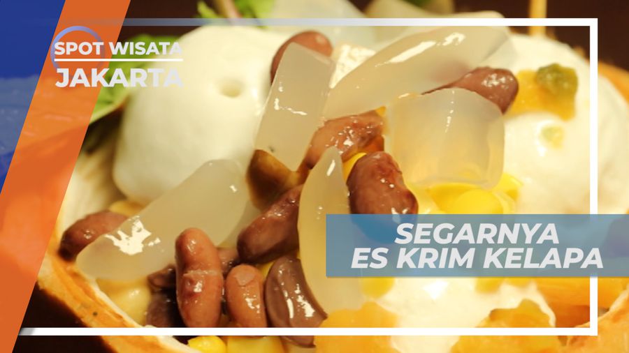 Segar Khas Tropikal, Es Krim Kelapa Muda, Jakarta