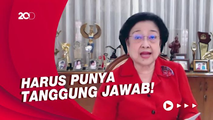 Momen Emosional Mega Singgung Bapak-bapak soal Asupan Nutrisi Anak