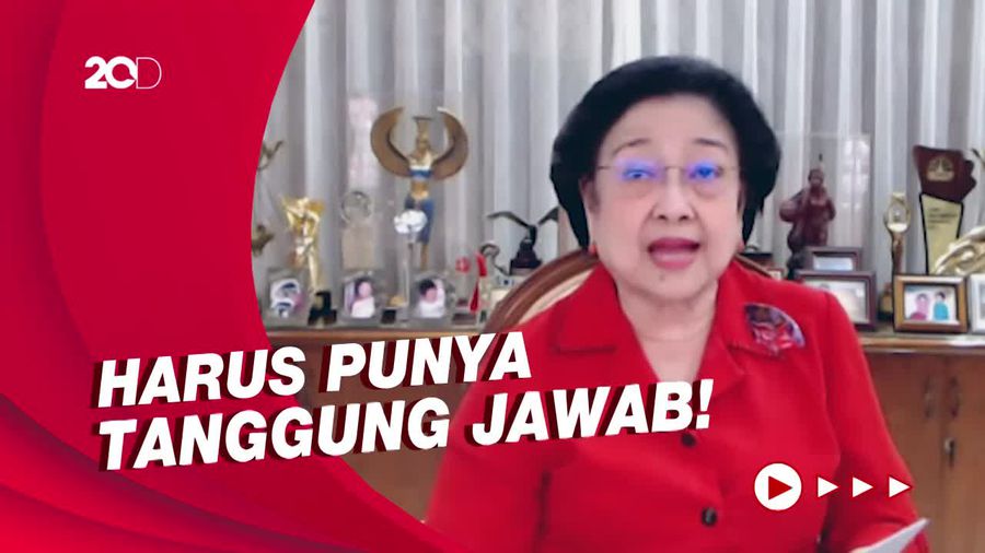 Momen Emosional Mega Singgung Bapak-bapak soal Asupan Nutrisi Anak