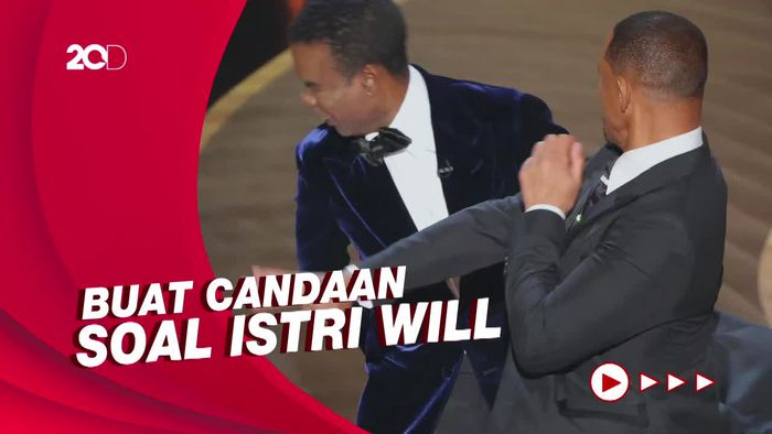 Saat Will Smith Pukul Wajah Chris Rock di Panggung Oscar