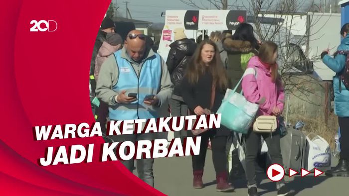 Gelombang Pengungsi Ukraina Masih Terus Berlanjut