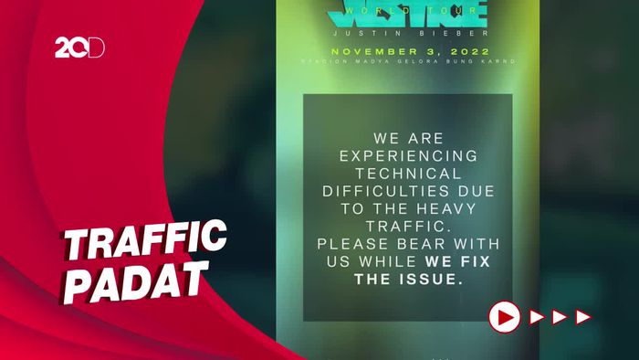 Penjelasan Promotor Konser Justin Bieber soal Server Down