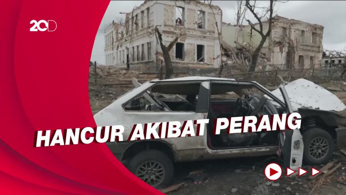 Melihat Kerusakan Parah Desa-desa di Sekitar Ibu Kota Kiev   