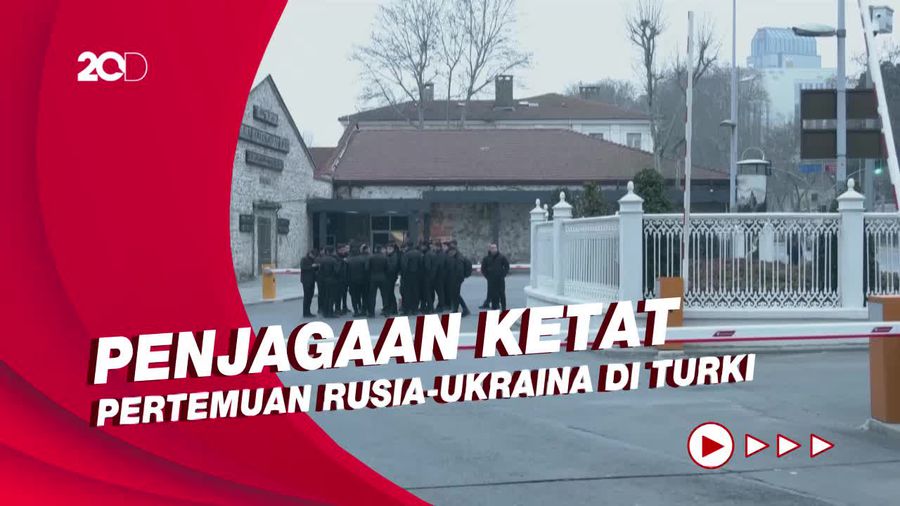 Penjagaan Ketat Pertemuan Rusia-Ukraina di Turki