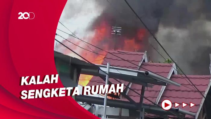 Gegara Sengketa Lahan, 2 Rumah di Makassar Diduga Dibakar!