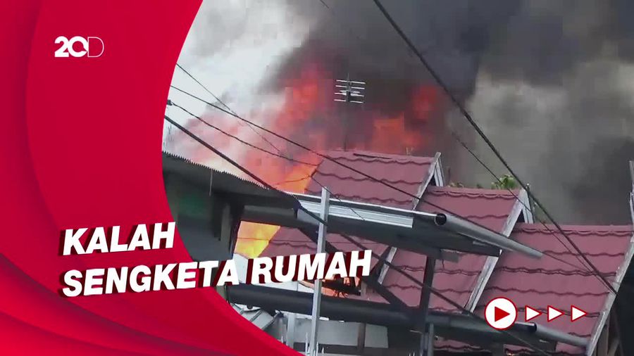 Gegara Sengketa Lahan, 2 Rumah di Makassar Diduga Dibakar!