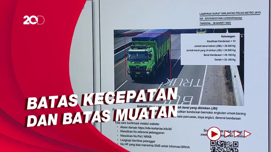 Tilang Elektronik di Tol Berlaku 1 April, Soroti 2 Pelanggaran Ini